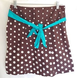 Heartsoul Brown Polka Dot Skirt - image 1